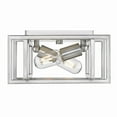 thumbnail image 3 of Golden Lighting Tribeca 2-light Flush Mount in Matte Black, 3 of 7