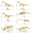 thumbnail image 3 of 7 piezas tiranosaurio cuerno nariz plesiosauro esqueleto ensamblado dinosaurio fósil modelo niños juguetes regalo de cumpleaños, 11 Feliz Sencillez, 3 of 3