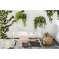 thumbnail image 2 of Safavieh Outdoor Collection Brielle Antique White Bench, 2 of 4
