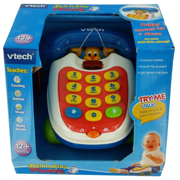 Vtech Pull & Play Phone - Walmart.com - Walmart.com