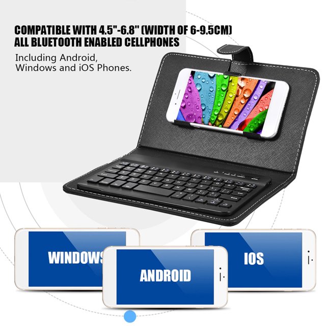 Cover With Stand Keyboard, Phone Keyboard, Keyboard Flip Case Wireless For IOS