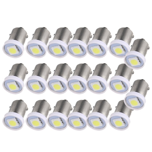CCIYU 20X BA9S LED SMD 1895 DASH INSTRUMENT PANEL CLUSTER Ash Tray Light Bulbs 1815 1816 182 1889 1891 1892 For Instrument panel Glove box License plate Boat cabin lamp (white)