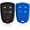 black and blue, variant on Dobrev 5 Button Silicone Case Fob Keyless Entry Cover Protector Skin for 2017 2018 2020 Cadillac CTS-V TTS XT4 XT5 XT6 CT6 ATS XTS Smart Key  black and black