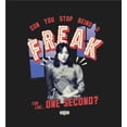 thumbnail image 5 of Beetlejuice Beetlejuice Can You Stop Being A Freak Men's Black Crew Neck Short Sleeve Tee-Small, 5 of 6