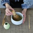 thumbnail image 4 of Injueey Juego de Matcha, accesorio de herramienta para hacer bebidas simples, herramienta para hacer bebidas, juego de batidor de té japonés Teteras azul cian, 4 of 6