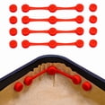 thumbnail image 4 of kurtrusly Silica Gel Secure Air Fryer Parchment Fix High Temp Resistant Buckle Clip Suitable For Fixing red, 4 of 4