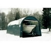 Shelterlogic ShelterCoat Garage, 12' x 20' x 8' ft, Round Style Green, Fabric