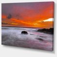 thumbnail image 2 of Vividly Colorful Tropical Beach at Sunset, 2 of 3