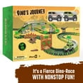 thumbnail image 3 of JitteryGit Dinosaur Toys Race Car Track STEM Set | Christmas Gifts For Boys Girls Kids Ages 3 4 5 6 7 8 Years Old, 3 of 10
