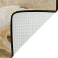 thumbnail image 5 of SKYSONIC 36x24in Summer Seashells Beach Area Rug, Starfish Sea Wave Non-Slip Floor Carpet for Indoor Living Dining Room Bedroom, 5 of 7