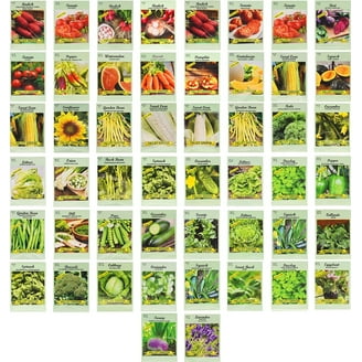 Complete Garden Seed Collection - Non GMO Varieties - 45 Count - Walmart.com