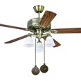 thumbnail image 2 of Juego de cadena de tracción de ventilador de techo de cobre, extensión de colgante de cadena de tracción de ventilador de tótem decorativo, iluminación de 12 pulgadas y extensor de cadena de trac, 2 of 3
