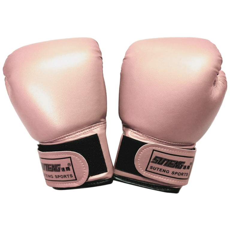 Muay Thai Kick Boxing Legend White Leather Boxing Gloves