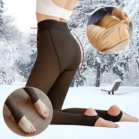 plush fleece lined tights