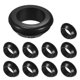 thumbnail image 1 of Uxcell Paquete de 10 Grommets de Goma para Barandillas de Cable, Agujero de Perforación de 25mm, Diámetro Interior de 20mm, Sello de Ojal para Cableado, Cable de Alambre, Automotriz [Negro], 1 of 1