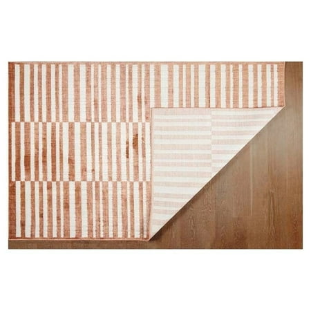 Obeetee Sahara Rust Indoor Area Rug for Living Room Bedroom 8 10 x11 10