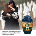 thumbnail image 4 of Yatskia Football Cremation Urn For Ashes Adult Women, Memorial Urn For Human Ashes Adult Male, Funeral Urns For Ash, (Combo 10 Inch and 3 Inch), 4 of 8
