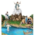thumbnail image 3 of The Bradford Exchange Life of Christ Illuminated Masterpiece Sculpture: Inspirational Biblical Artistry by Thomas Kinkade 14.5-Inches, 3 of 5