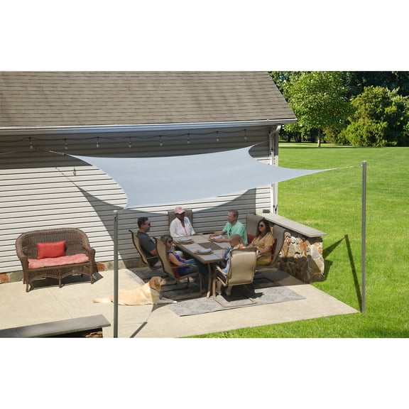 12 ft square Blue Shade Sail