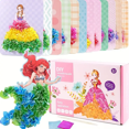 thumbnail image 5 of Magical Princess DIY Craft Kit: 840 Fabric Pieces, 12 Punch Boards, and Tools for Creative Kids' Dress-Up Fun, 5 of 5