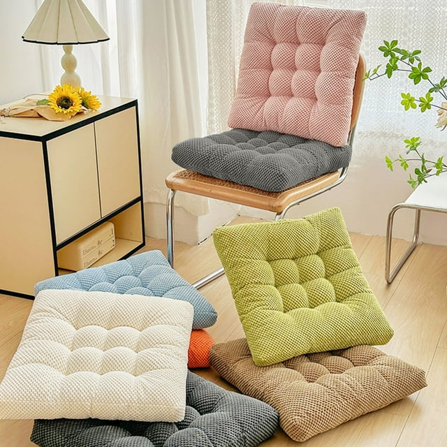 Xihbxyly Ventas de Liquidación Cojín de Terciopelo Grueso para Silla, Sofá, Ventana Flotante, Tatami, Asiento de Coche, Futón para Arrodillarse, Lavable a Máquina, Tamaño 17,72 X 17,72 Pulgadas