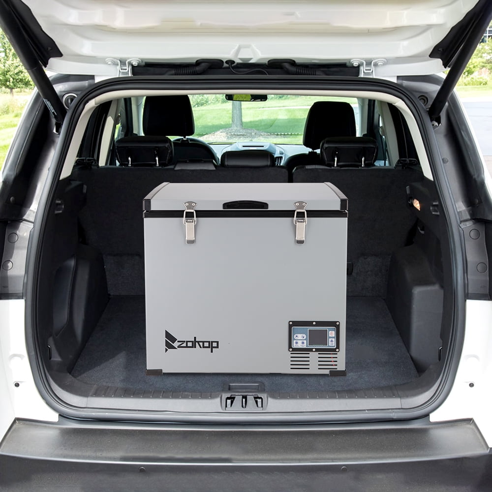 2.1CU.FT Portable Refrigerator, Car Fridge Freezer, Mini Fridge Freezer for Driving, Travel