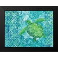 thumbnail image 2 of Brent, Paul 24x19 Black Modern Framed Museum Art Print Titled - Turtle Batik, 2 of 5