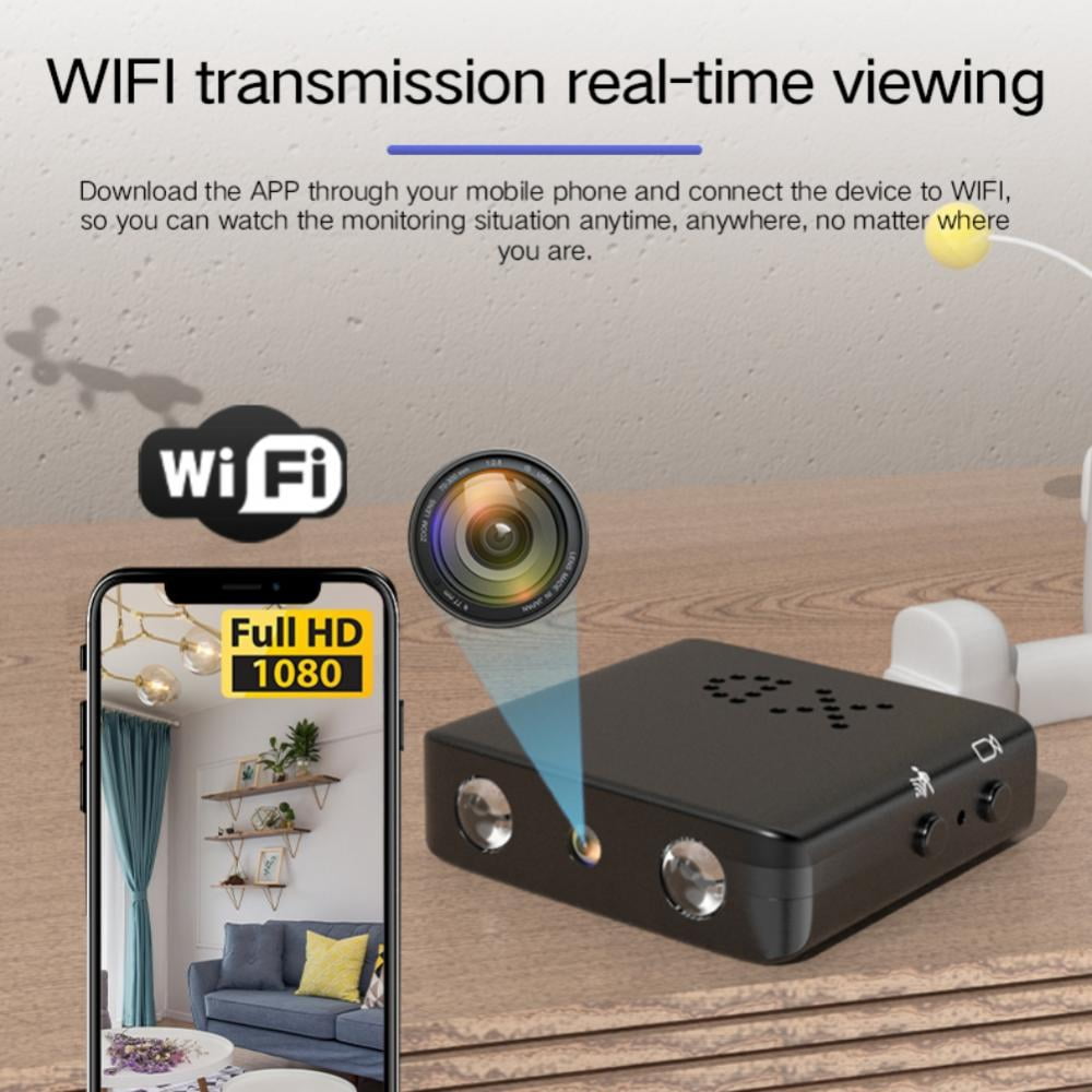 Camera Wireless Mini Nanny Camera HD 1080p with Night Vision Motion Detection for Security