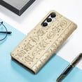 thumbnail image 2 of Funda Cartera FOXDOCK para Samsung Galaxy A17 , Flip PU con Relieve de Gatos y Perros, Tarjetero y Soporte, 2 of 6