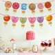 thumbnail image 4 of Pancarta de piruleta Happy Birthay, pancarta decorativa para fiesta de cumpleaños, bandera para fiesta de cumpleaños de niños, 4 of 4