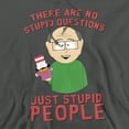 thumbnail image 2 of South Park No Stupid Questions Unisex Adult Pull-Over Hoodie,Charcoal, Small, 2 of 6