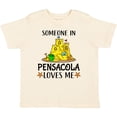 thumbnail image 3 of Inktastic Someone in Pensacola Loves Me Beach Vacation Boys or Girls Toddler T-Shirt, 3 of 5