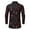 H-Noir, variante sur Chemise pour Homme à Imprimé d'Empreintes de Main Festif et Inquiétant Personnalisée à Manches Longues Boutonnée pour Célébrations