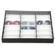 thumbnail image 5 of Exhibición de joyería, estuche para gafas de 18 rejillas, caja de almacenamiento para gafas de sol, contenedor para joyería construido para durar, 5 of 12