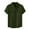 Army Green, variant on Kaemgyyd Men's Cotton Linen Tops Casual Loose Solid Short Sleeve Shirts Button down Vacation Beach Summer Clothes with Pocket