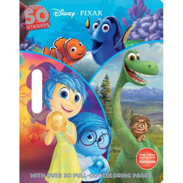 Download Disney Pixar Coloring Floor Pad : With Over 30 Pull-Out ...