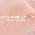 thumbnail image 4 of Uxcell 3 Rolls 1.5"x7Yd Chiffon Ribbon Handmade Fringe Chiffon Silk Ribbon Light Pink, 4 of 6