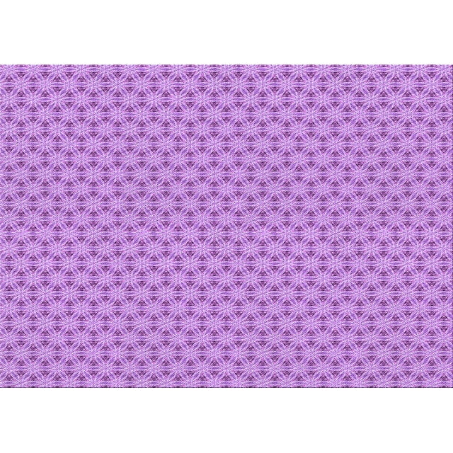 Ahgly Company Machine Washable Indoor Rectangle Transitional Violet Purple Area Rugs, 8' x 10'