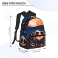 thumbnail image 2 of Goofa The Nightmare Before Christmas Pattern Casual Backpack – School Backpack Lightweight & Ergonomic Design, Water-Resistant, Spacious & Comfortable, Travel, 2 of 6