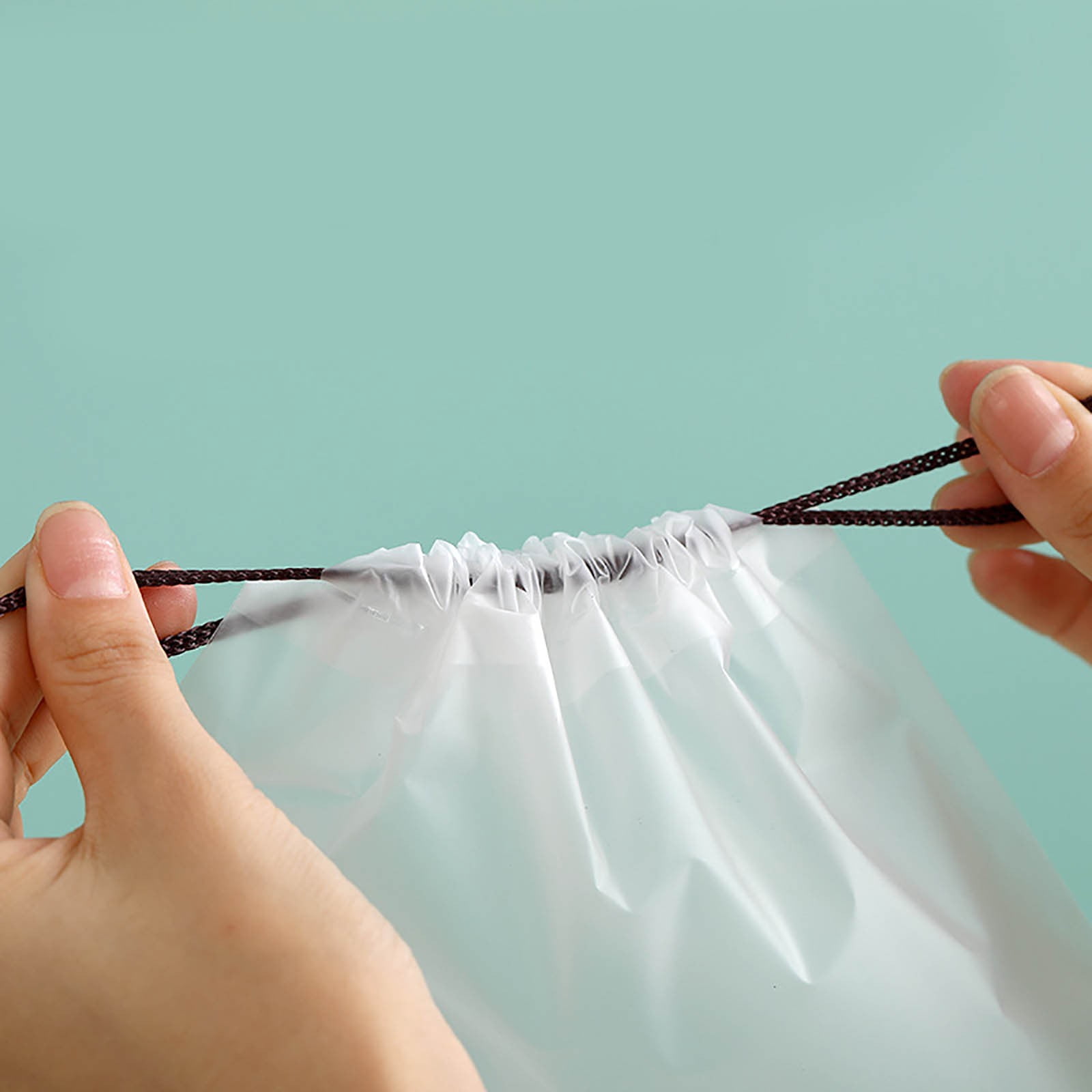 1-20PC Clear Clothing Shoe Bags Drawstring Travel Shoe Bags for Packing Dustproof Portable Shoe Storage for Men and Women 11.8x15.7 Inch
