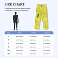 thumbnail image 4 of Fotbe Bright Lemons Pantalones de Pijama para Hombre, Pantalones de Dormir, Pantalones de Casa con Cintura Ajustable y Bolsillos-Medium, 4 of 6
