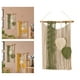 thumbnail image 5 of Decoración colgante de pared de macramé, tapiz bohemio tejido a mano, creativo, duradero y trenzado. Verde, 5 of 9