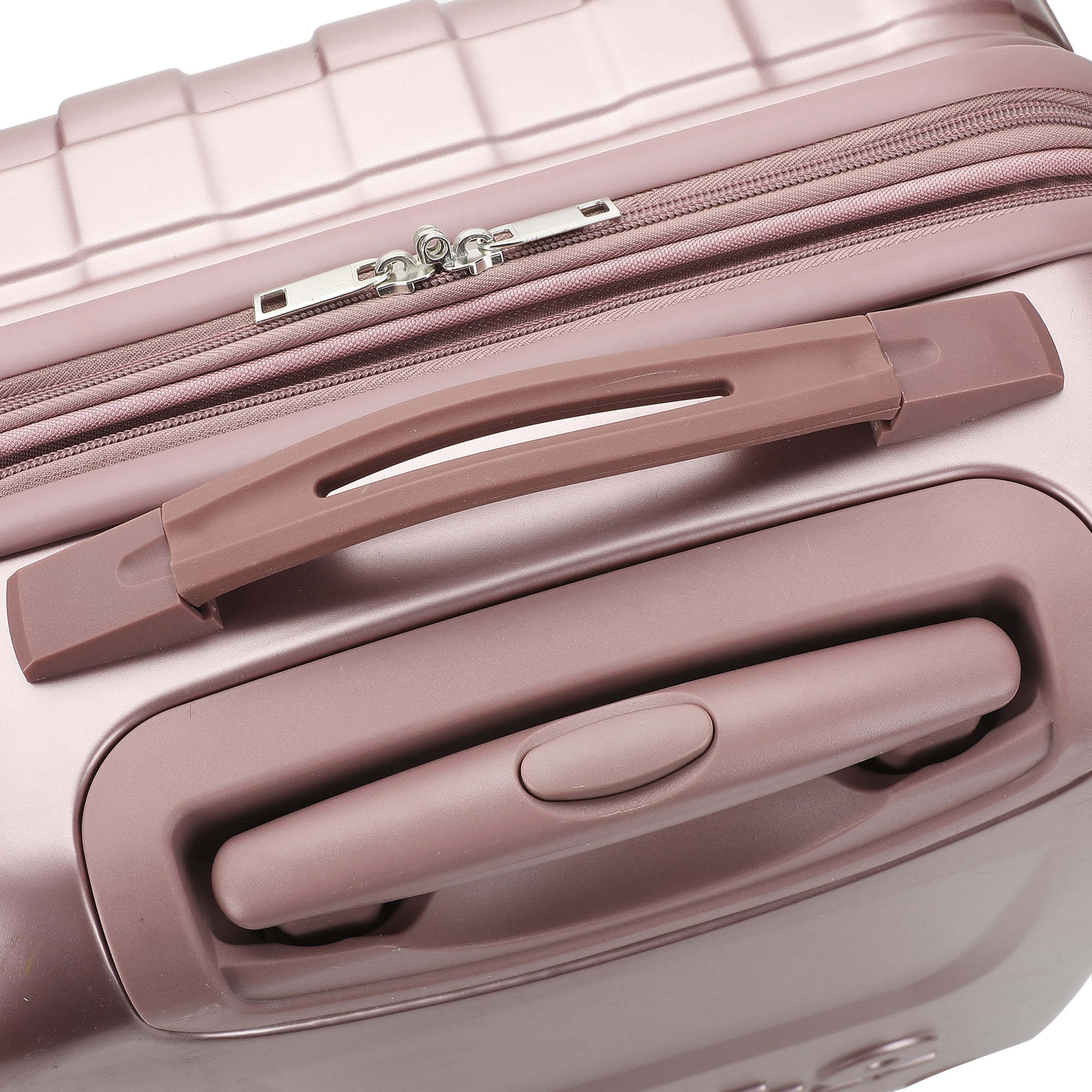 Hello Kitty Character Print Pink Plaid 20" Adult Hardside Carry-on Rolling Luggage