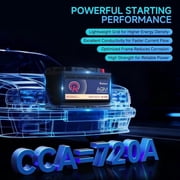 BCI Group 48 H6 AGM Battery 12V 70Ah 720CCA 130RC Start-Stop Automotive Replacement Battery