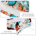 thumbnail image 3 of Flower Butterfly Women's Swim Suit Bikini Set with Detachable Sponge and Adjustable Strap, Two-Pack, Ideal for Beach and Pool, One-Piece Swimsuits Included, 3 of 6