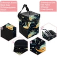 thumbnail image 2 of Sea Slug Leak-Proof Foldable Car Garbage Can with Lid and Hanging Storage Bag - Mini Trash Can for Car Trash Can, 2 of 6