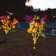 thumbnail image 4 of Yuarrent 2x luces de lámpara de jardín de mariposas para exteriores 2x lámpara de jardín de mariposas de cristal real con luces Iluminación y accesorios color, 4 of 6