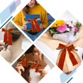thumbnail image 7 of 3 Yards Frayed Velvet Ribbon Raw Edge Ribbon for Bowknot Making Party Decoration Saddle Brown 2 inch(50mm) about 3.00 Yards(2.74m)/Roll, 7 of 7