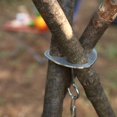 thumbnail image 1 of Camping Tripod Board Turn Branches into Campfire Tripod Stainless Steel Campfire Support Plate with Adjustable Chain for Hanging Cookware Perfect Camping Accessory Makes Outdoor Cooking Easier, 1 of 6