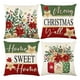 thumbnail image 2 of Decoraciones navideñas, adornos navideños, regalos navideños, funda de almohada navideña, funda de almohada con estampado de Papá Noel, funda de cojín para decoración del hogar, dormitorio festivo, fu, 2 of 6